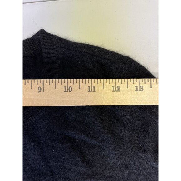 C By Bloomingdales 100% 2-Ply  Cashmere Round Neck Sweater Size Small Preppy - Picture 8 of 11